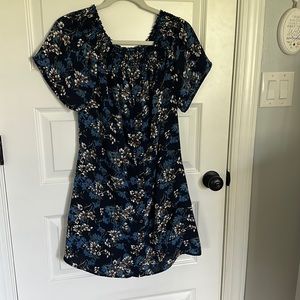 Off the shoulder floral dress